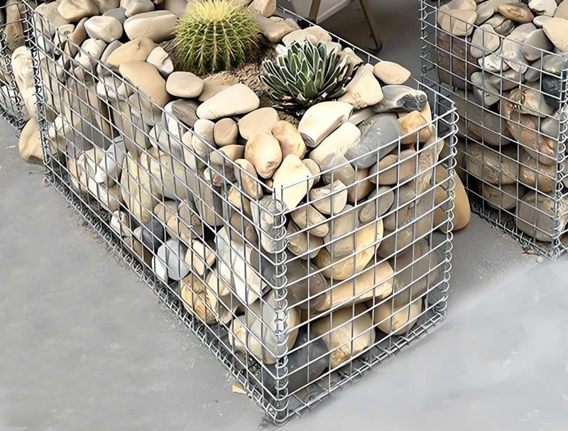 Modular Gabion Cladding Panels and Garden Boundary Walls