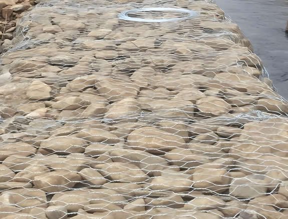 Galfan Stone Cage for Retaining Walls, Riverbank Reinforcement, and Landscape Structures 