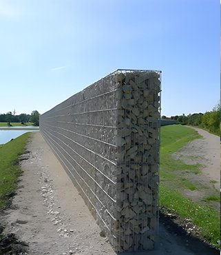Gabion Rock Walls for Decorative Landscape Design