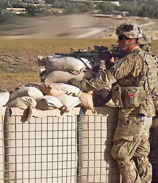 Gabion Barriers for Military Defense Applications